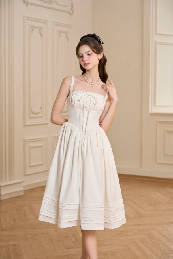 Eudora midi dress - White - Image 2
