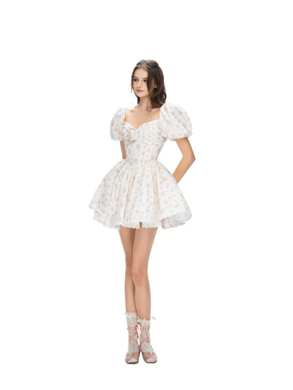 Bonnie Mini Dress Floral - Image 4