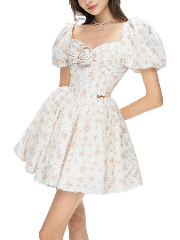 Bonnie Mini Dress Floral - Image 6