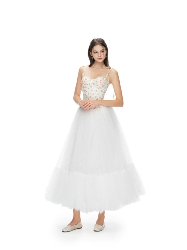 Meli Skirt White